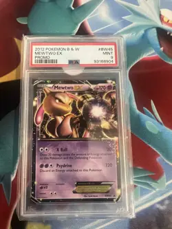 Mewtwo ex BW45 Promo PSA Graded 9 Pokemon Trading Card Game - Image 1