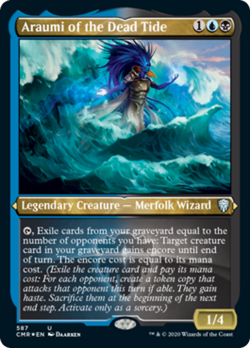 Araumi of the Dead Tide (Showcase) FOIL Commander Legends NM CARD ABUGames - Image 1