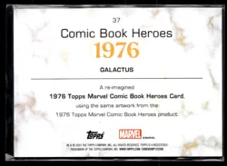 2025 1975 Topps Marvel Comics Galactus Heroes #37 - Image 2