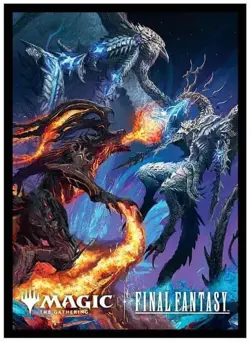 Magic: The Gathering-FINAL FANTASY Bahamut and Ifrit 100ct Deck Protector Sleeve - Image 2