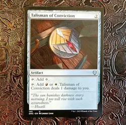 MTG | Talisman of Conviction (143) | Phyrexia: All Will Be One | Regular U NM-M - Image 1