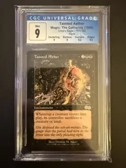 Magic The Gathering - Tainted Aether Urzas Saga CGC 9 - Image 1
