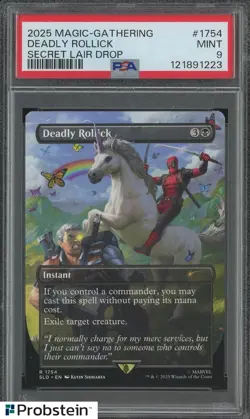 2025 Magic The Gathering Secret Lair Drop #1754 Deadly Rollick PSA 10 GEM MINT - Image 1