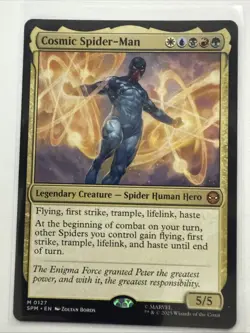 MTG Cosmic Spider-Man 0127 Regular Marvel's Spider-Man NM SPM - Image 1