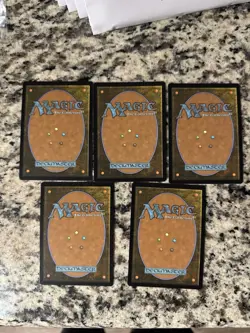 GALAXY FOIL Edge of Eternities Full Art Borderless Basic Lands Complete 5x MINT - Image 2