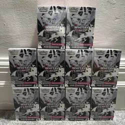 Pokemon TCG Scarlet & Violet White Flare Booster Bundle Lot Of 10 Factory Sealed - Image 1