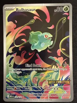 Pokemon Mega Evolution Bulbasaur Pack Fresh 133/132 NM PRE-RELEASE - Image 1