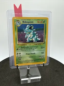 Nidoqueen No Symbol ERROR Jungle 7/64 Holo Rare Pokemon TCG Vintage LP-NM - Image 1
