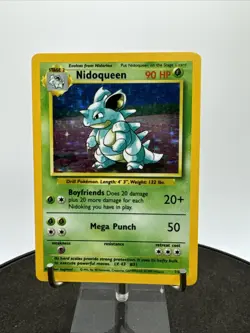 Nidoqueen No Symbol ERROR Jungle 7/64 Holo Rare Pokemon TCG Vintage LP-NM - Image 3