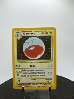 Pokemon TCG Electrode Jungle 2/64 Holo NO SYMBOL Holo Rare - Image 1
