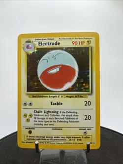 Pokemon TCG Electrode Jungle 2/64 Holo NO SYMBOL Holo Rare - Image 2