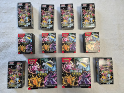 Pokemon TCG Scarlet & Violet Paldean Fates Booster Bundle Lot Of 12 EMPTY Boxes - Image 1
