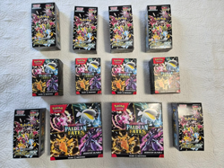 Pokemon TCG Scarlet & Violet Paldean Fates Booster Bundle Lot Of 12 EMPTY Boxes - Image 2