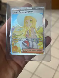 Lillie’s Determination SAR IN HAND 184/132 Pokemon Mega Evolutions English - Image 3