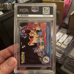 1999 Pokemon Gastly Burger King Perforated PSA 9 MINT POP 2 .. NONE HIGHER !! - Image 2