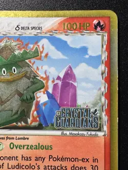 Ludicolo 6/100 EX Crystal Guardians Pokemon Card Reverse Holo Foil Rare HP - Image 4