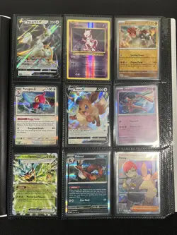 Pokemon Card Binder Collection Lot 130 Cards Holos & Art &Illustration & Vintage - Image 5