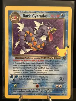 Dark Gyarados 8/82 Celebrations 25th Anniversary NM Holo Foil Rare Pokemon Card - Image 1
