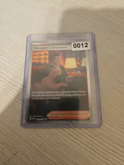 Pokemon 151 Giovanni's Charisma SAR 207/165 English! NM CARD - Image 1