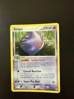 Pokemon TCG Gengar 5/92 EX Legend Maker 2006 Holo Rare Card - Image 1