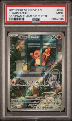 Charmander - 044 (Pokemon Center Exclusive) Scarlet & Violet Promo Card PSA 9 - Image 1