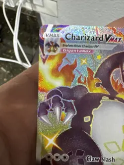 Pokemon TCG Charizard VMAX Holo Ultra Rare Card SV107/SV122 Shining Fates - Image 4