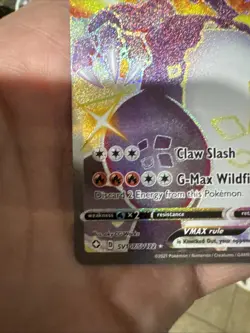 Pokemon TCG Charizard VMAX Holo Ultra Rare Card SV107/SV122 Shining Fates - Image 5