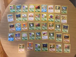 Pokemon original Base Set Card lot (43 cards) - Image 1
