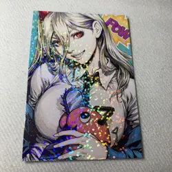 POWER Chainsaw Man Comic Style Goddess Story Sexy Anime Girl Card Waifu Foil ACG - Image 1