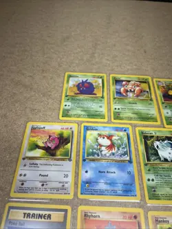 First 1st Edition Jungle 20 Card Lot NM-LP+ Uncommon & Common 1999 Pokemon WOTC - Image 3