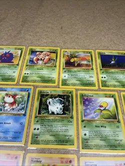 First 1st Edition Jungle 20 Card Lot NM-LP+ Uncommon & Common 1999 Pokemon WOTC - Image 4