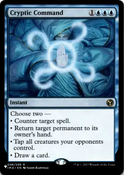 MTG Cryptic Command (IMA) Normal NM The List Reprints Magic 048/249 - Image 1