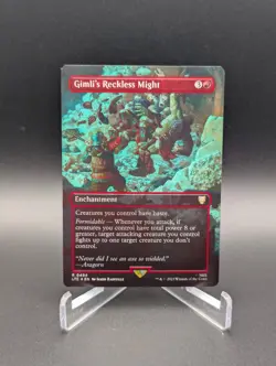 Gimli's Reckless Might (Borderless) Commander: the Lord of the Rings: Tales... - Image 1