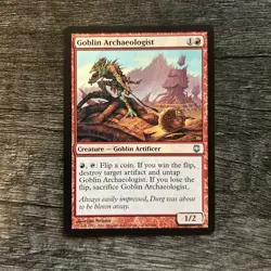 MTG 1x Goblin Archaeologist x1 LP Darksteel - Image 1