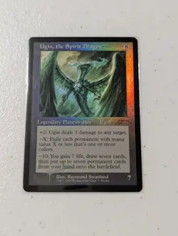 MTG Ugin, the Spirit Dragon - Retro Foil - Secret Lair Promo NM - Image 1