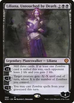 MTG Liliana, Untouched by Death [Starter Commander Decks] Near Mint Magic - Image 1