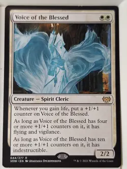 Voice of the Blessed - Innistrad: Crimson Vow - Magic the Gathering MTG Nice! - Image 1