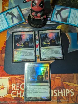 👻 MTG 3x FOIL Ghost Quarter 💎 NM 👻 - Image 1