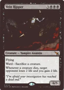 MTG Vein Ripper Normal NM Murders at Karlov Manor Magic 110 - Image 1
