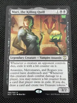 Mari, the Killing Quill #89 Normal Commander: Streets of New Capenna NM MTG - Image 1
