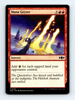 #223 2025 Tarkir: Dragonstorm Commander TDC Mana Geyser Common - Image 1