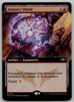Infantry Shield (Extended Art) R Commander: Tarkir: Dragonstorm 75 NM - Image 1