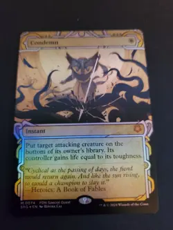NM Foil Borderless Condemn, MTG, Special Guest, Magic the Gathering, 74 - Image 1