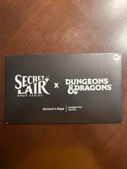 MTG - Secret Lair x Dungeons & Dragons: Karlach's Rage - Rainbow Foil Edition - Image 1