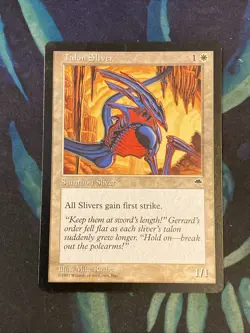 Talon Sliver MTG Tempest Common LP Lightly Played Single Card - Image 1
