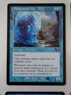 MTG - Innistrad Remastered: Thing In The Ice/Awoken Horror (460) - Rare - NM - Image 1