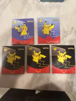 Pokemon McDonalds Celebrations Happy Meal Toy Booster Packs. Lot of 5! Sealed - Image 1