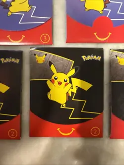 Pokemon McDonalds Celebrations Happy Meal Toy Booster Packs. Lot of 5! Sealed - Image 2