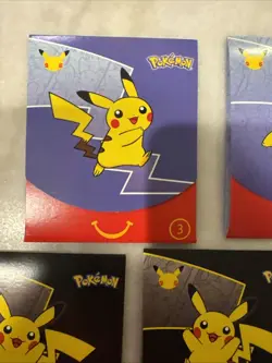 Pokemon McDonalds Celebrations Happy Meal Toy Booster Packs. Lot of 5! Sealed - Image 3
