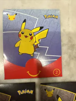 Pokemon McDonalds Celebrations Happy Meal Toy Booster Packs. Lot of 5! Sealed - Image 4